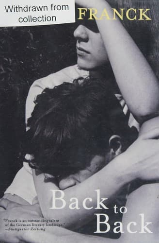Cover image for Back to back