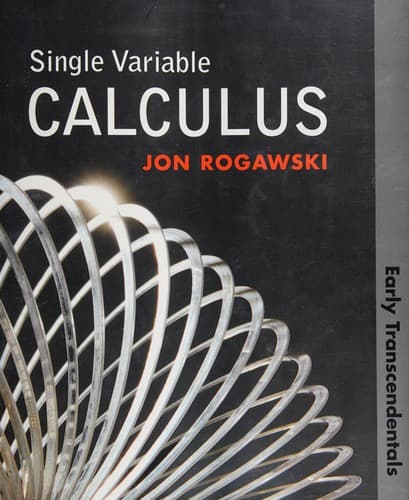 Cover image for Single Variable Calculus