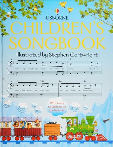 Cover image for Usborne children's songbook
