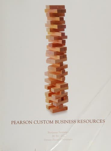 Cover image for Pearson custom business resources