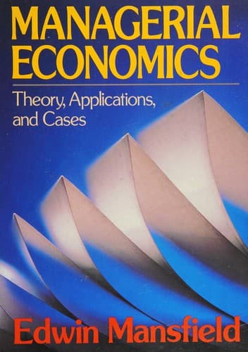 Cover image for Managerial economics