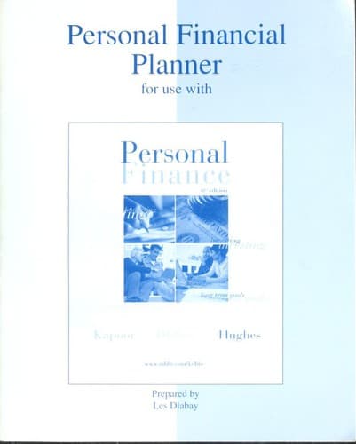 Cover image for Personal Financial Planner for use with Personal Finance