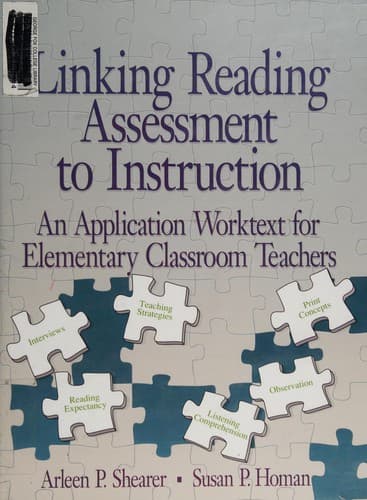 Cover image for Linking reading assessment to instruction