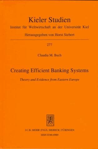 Creating efficient banking systems