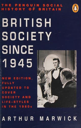 Cover image for British society since 1945