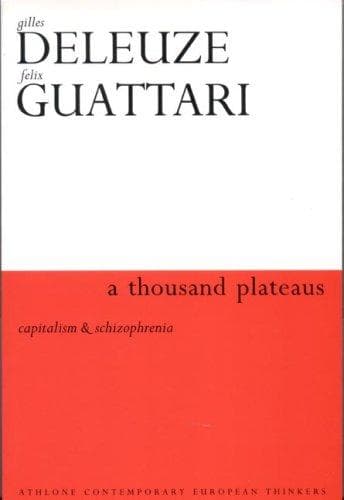 Cover image for Thousand Plateaus (Athlone Contemporary European Thinkers)