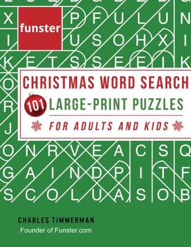 Funster Christmas Word Search 101 Large-Print Puzzles for Adults and Kids