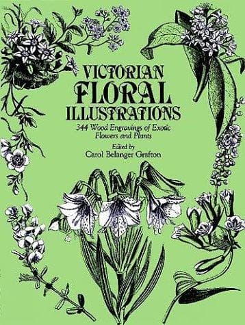 Cover image for Victorian floral illustrations