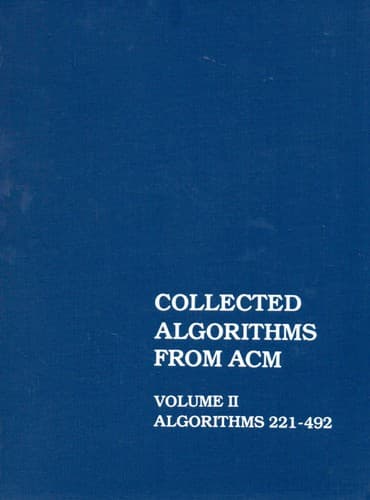Cover image for Collected Algorithms From Acm Volume 2
