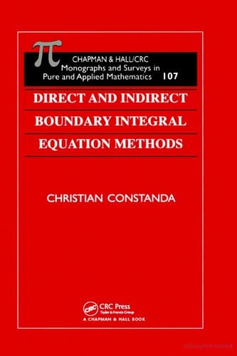 Cover image for Direct and indirect boundary integral equation methods