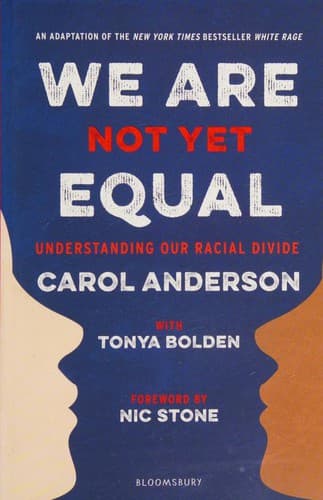 Cover image for We are not yet equal