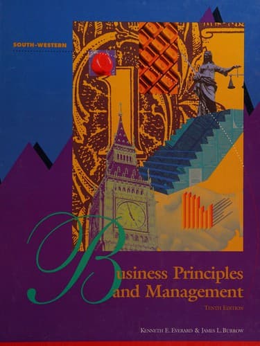 Cover image for Business principles and management