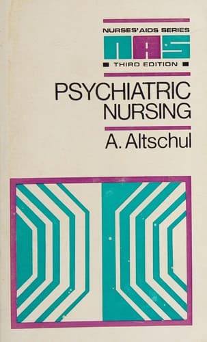 Cover image for Psychiatric nursing