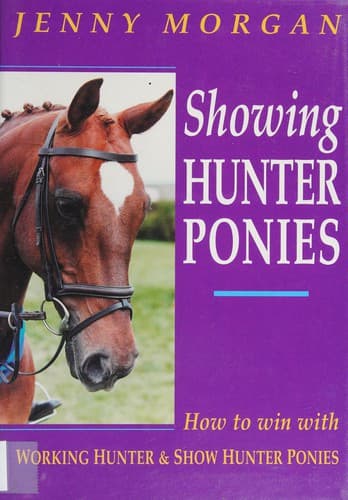 Cover image for Showing hunter ponies