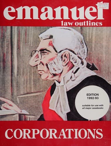 Cover image for Emanuel Law Outlines