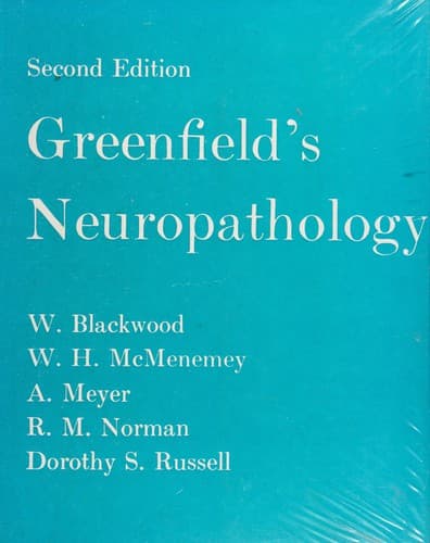 Cover image for Greenfield's Neuropathology