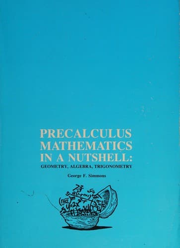 Cover image for Precalculus mathematics in a nutshell