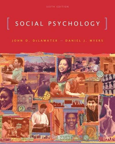 Cover image for Social Psychology