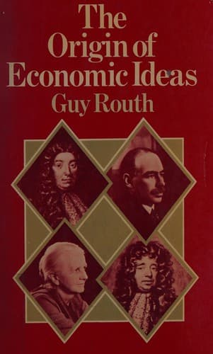 Cover image for The origin of economic ideas