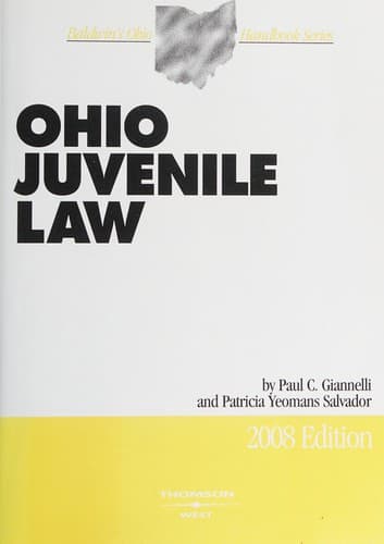 Cover image for Ohio juvenile law