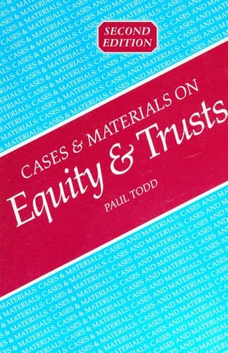 Cover image for Cases and Materials on Equity and Trusts (Cases & Materials)