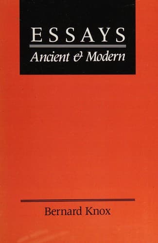 Cover image for Essays ancient and modern