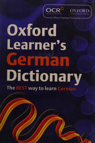 Cover image for Oxford learner's German dictionary
