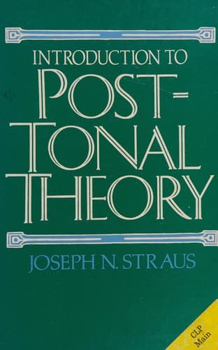 Cover image for Introduction to post-tonal theory