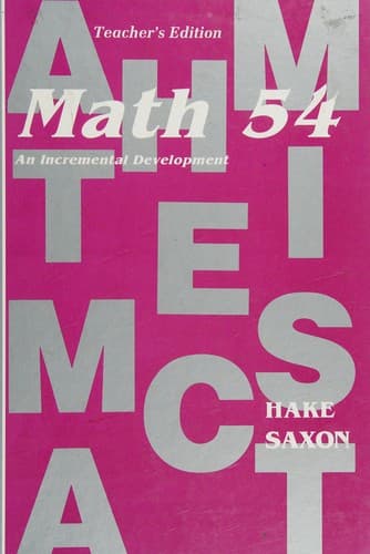 Cover image for Math 5/4