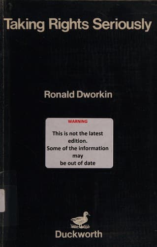 Cover image for Taking rights seriously