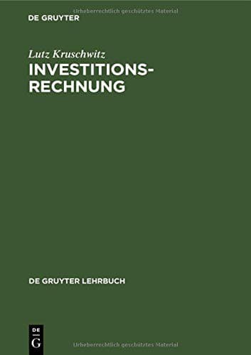 Cover image for Investitionsrechnung