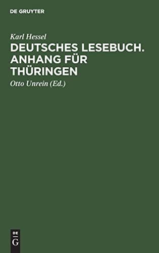 Deutsches Lesebuch. Anhang Für Thüringen
