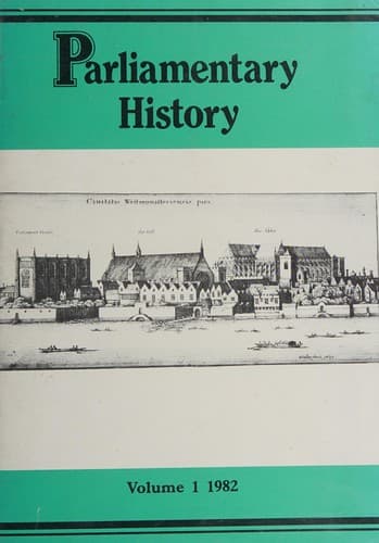 Cover image for Parliamentary History