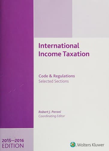 Cover image for International Income Taxation