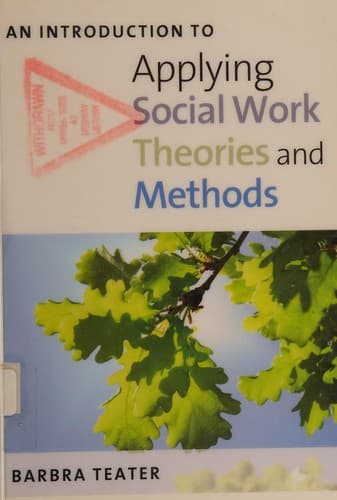 Cover image for An introduction to applying social work theories and methods