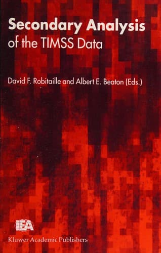 Cover image for Secondary analysis of the TIMSS data
