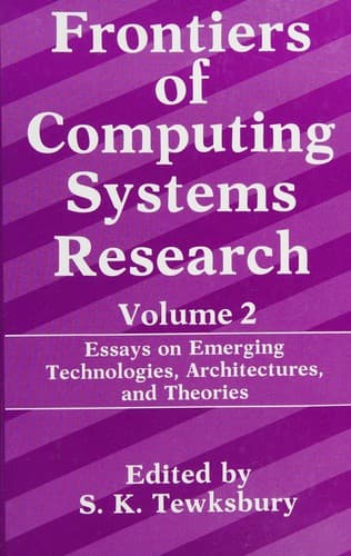 Cover image for Frontiers of Computing Systems Research