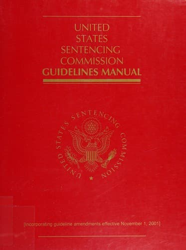 Cover image for United States Sentencing Commission guidelines manual