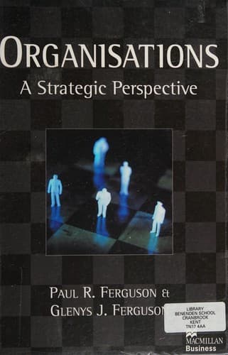 Cover image for Organisations