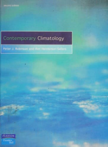 Cover image for Contemporary climatology