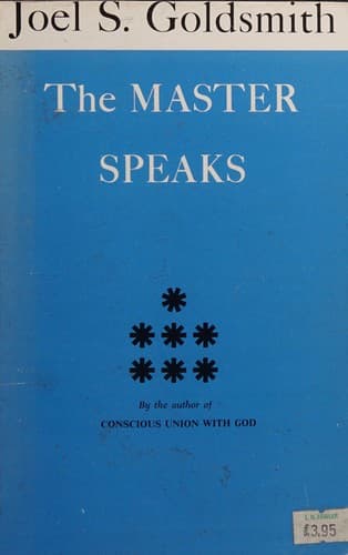 Cover image for The Master Speaks