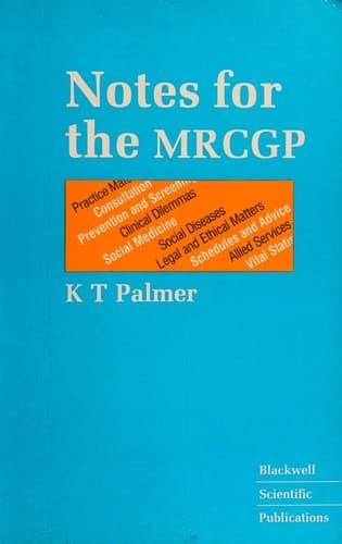 Cover image for Notes for the MRCGP