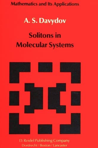 Cover image for Solitons in molecular systems