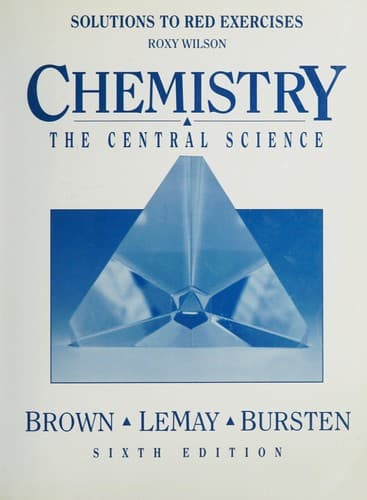 Cover image for Solutions to the Red Exercises for Chemistry