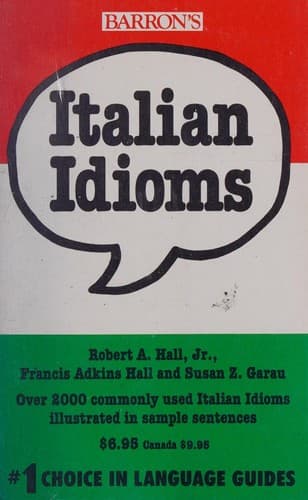 Cover image for Italian idioms