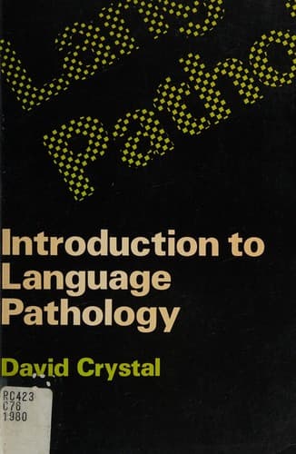 Cover image for Introduction to language pathology