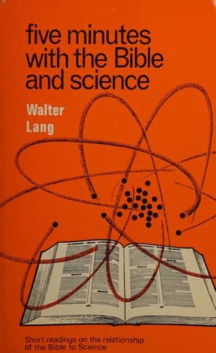 Cover image for Five minutes with the Bible and science