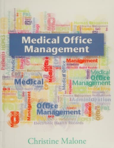Cover image for Medical office management