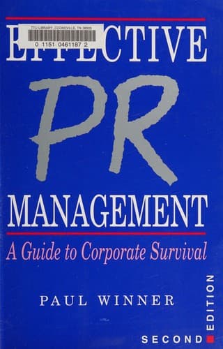 Cover image for Effective PR management