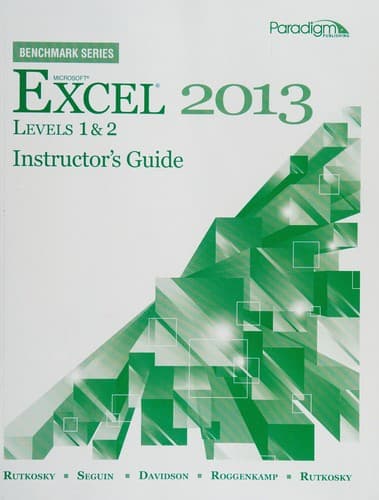 Cover image for Microsoft Excel 2013